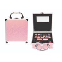 Casuelle Aluminium Make-Up Koffer Roze
