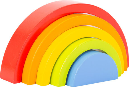 Bouw Blokken Hout Regenboog 10585 Bouw Blokken Hout Regenboog 10585