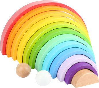 Bouw Blokken Hout Regenboog XL 11412 Bouw Blokken Hout Regenboog XL 11412