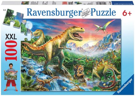 Bij de dinosaurussen 100 XXL 106653 Bij de dinosaurussen 100 XXL 106653