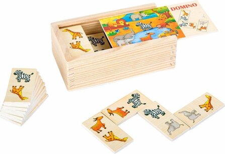Small Foot Domino safari Hout Small Foot Domino safari Hout